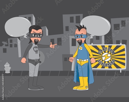 superhero cartoon theme