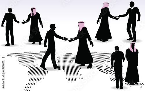 hand shake on business agreement