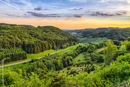 Fantastic Franconian Spring Landscape