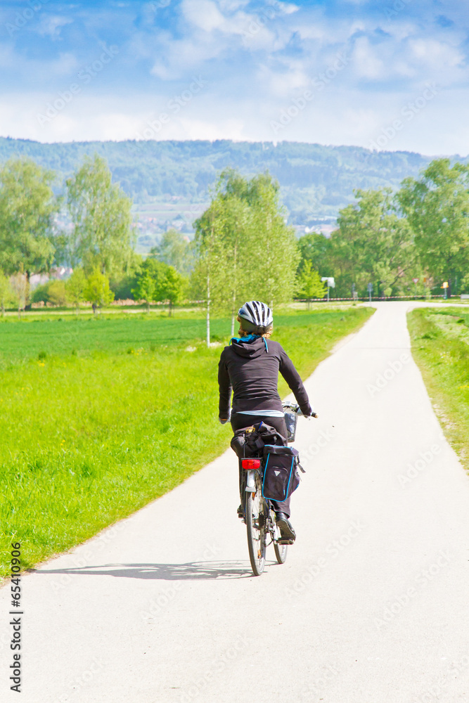 Obraz premium Radfahren am Bodensee