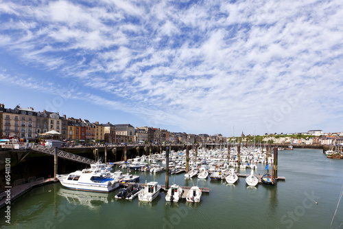 Marina of Dieppe, Normandy, France
