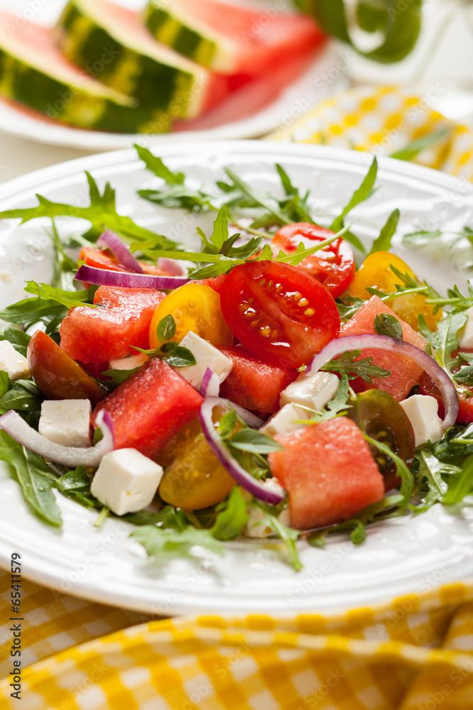 Tomato and Watermelon Salad