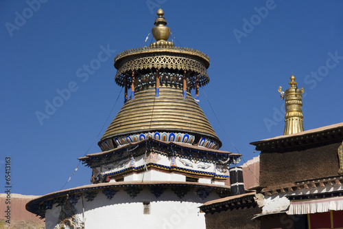 Kumbum Stupa at Gyantse - Tibet photo