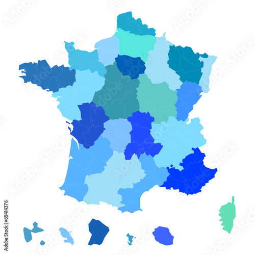 Régions et départements français