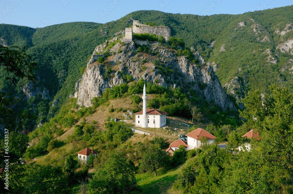 Fortress And Mosque In Hisardzik, Serbia