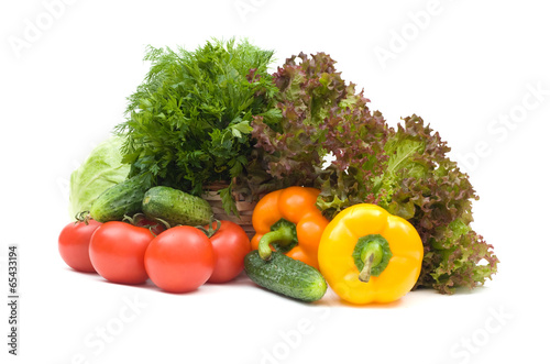 set of vegetables