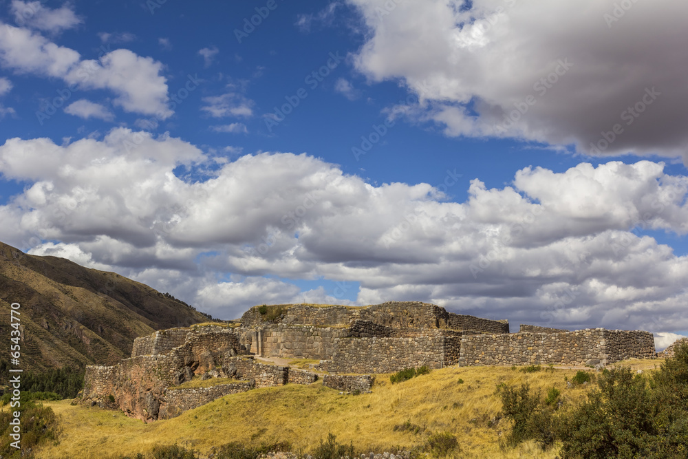 Puca Pucara ruins Cuzco Peru