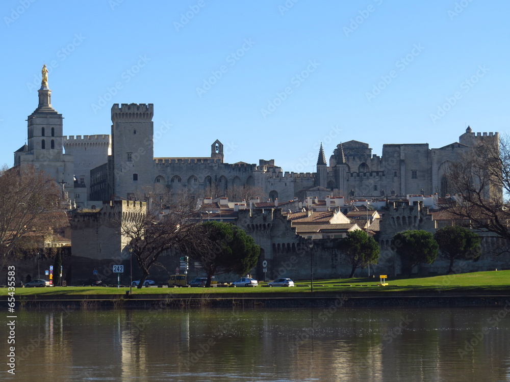 Vue panoramique sur Avignon