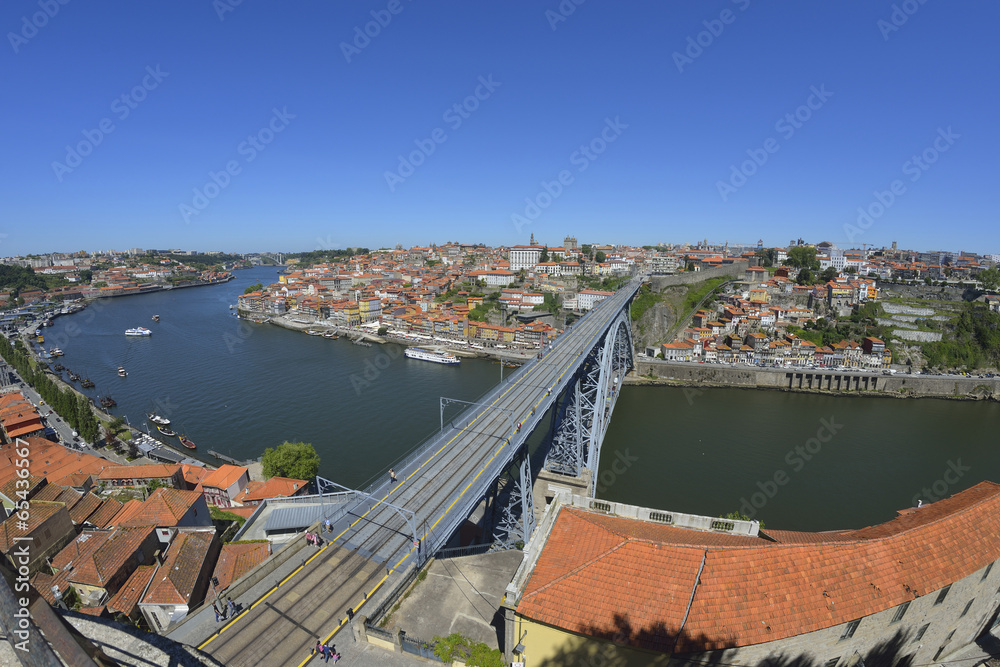Porto city view (Portugal)
