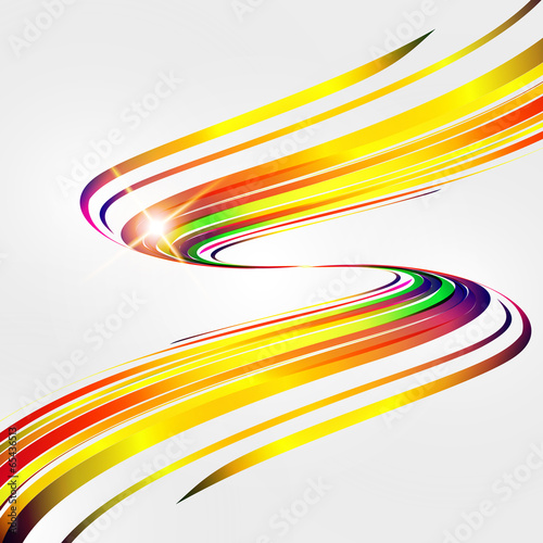 Abstract background with bent lines.