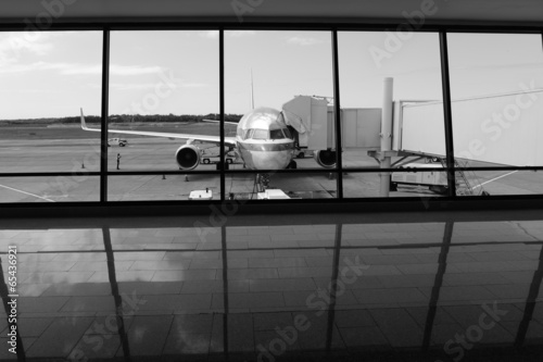 Black and White Airport photo