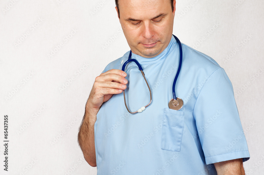 Doctor man, isolated Doctor man, isolated