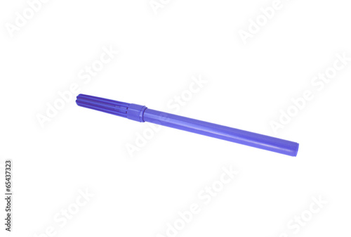 Blue felt-tip pen