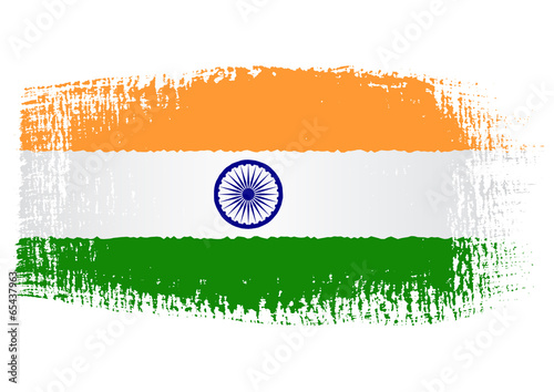 brushstroke flag India