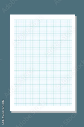 Blank blue graph paper