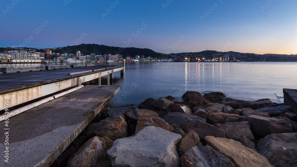 Dawn Wellington Harbor