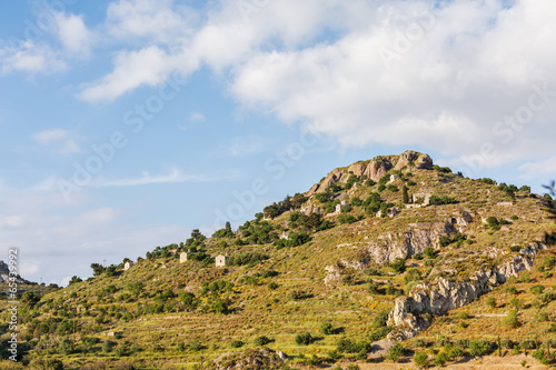 Ancient churches in Palaia Chora, Aegina, Greece photo