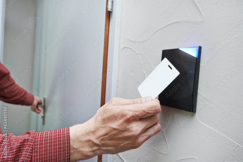 electronic key door access system Stock Photo Adobe Stock