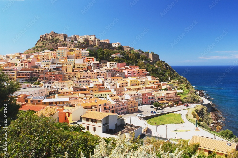 View of the Castelsardo, Sardinia