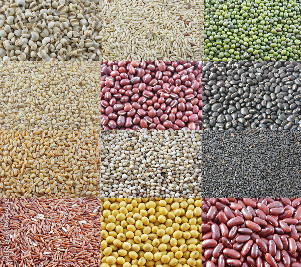 Fototapeta premium different types of beans