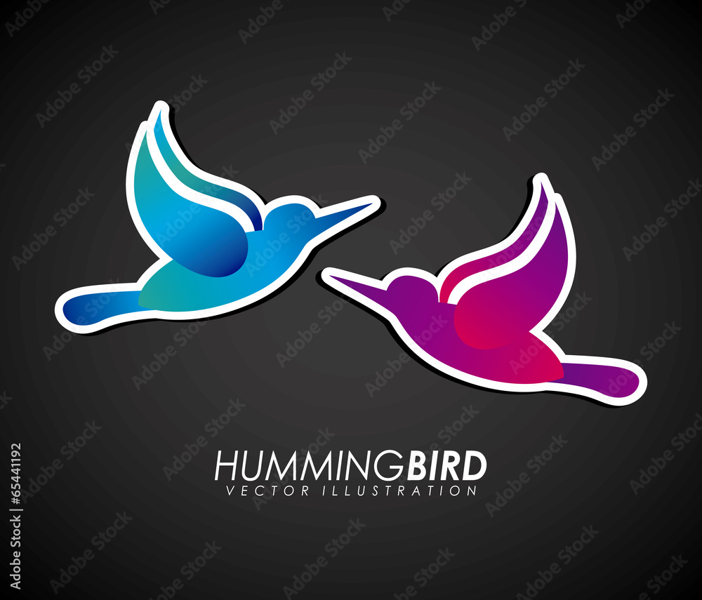 Naklejka premium Bird design
