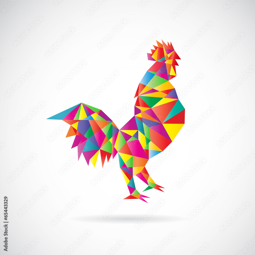 Vector image of an chicken design Vector image of an chicken design