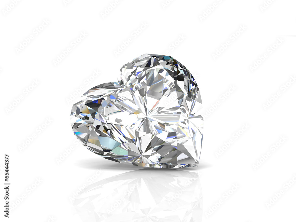diamond on white background with high quality diamond on white background with high quality