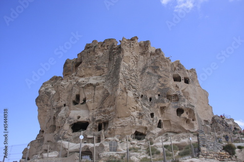 maisons troglodytes à Uchisar