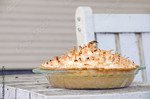 Fényképezés coconut cream pie