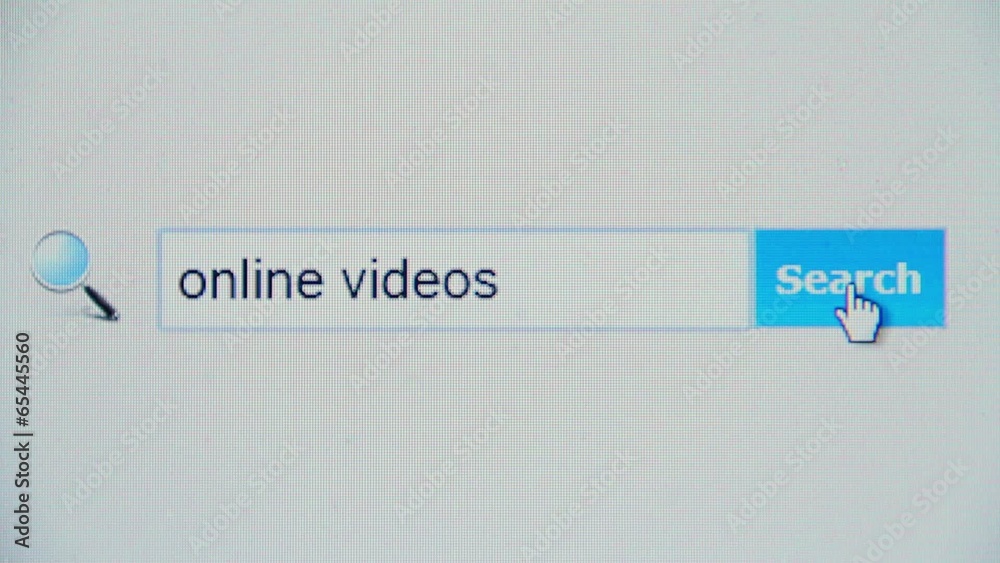 Online videos - browser search query, Internet web page