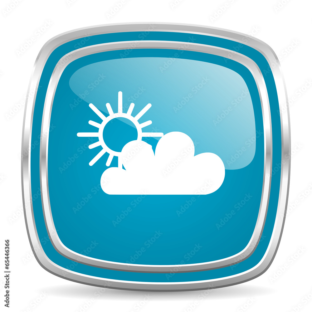 cloud blue glossy icon cloud blue glossy icon