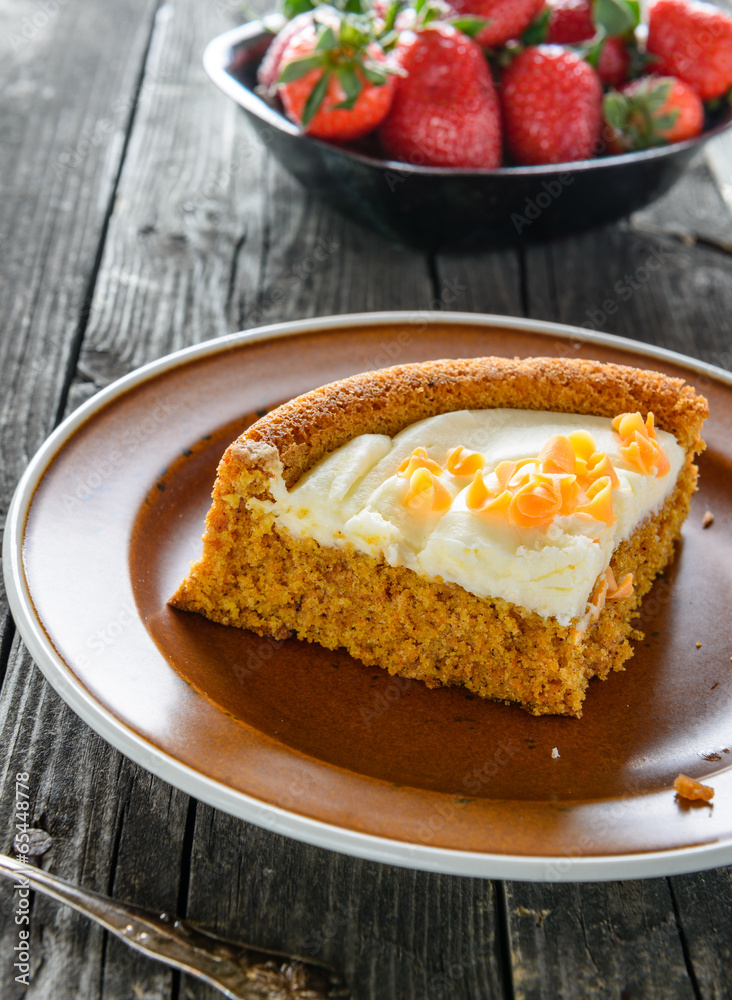 Sweat delicious carrot cake