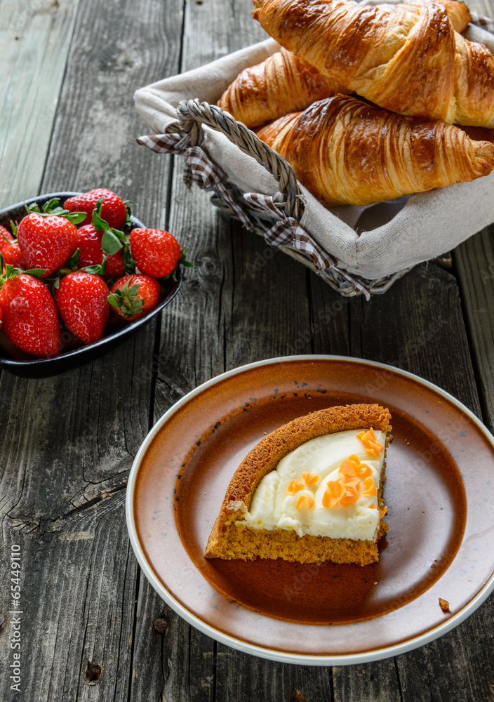 Sweat delicious carrot cake