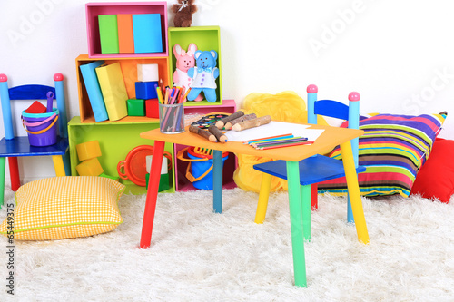 Wallpaper Mural Interior of classroom at school Torontodigital.ca