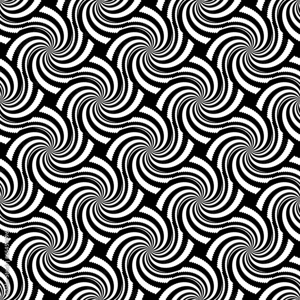Design seamless whirl geometric pattern