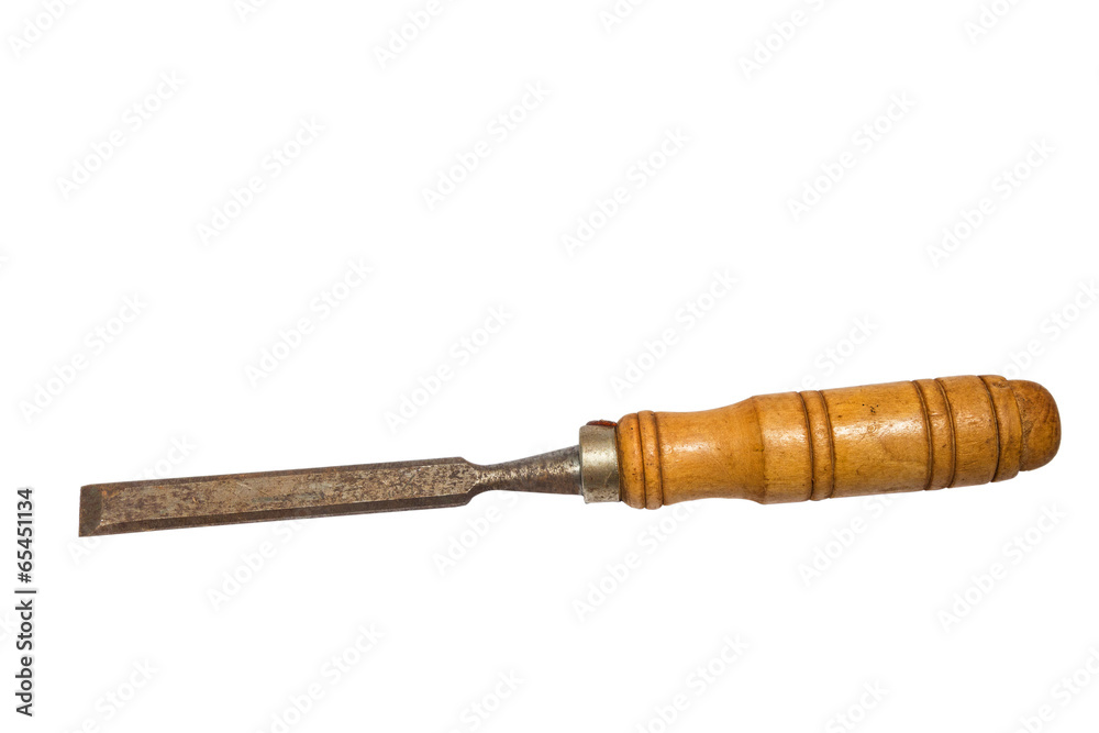 chisel isolated on white background chisel isolated on white background
