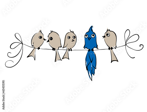 Not like everyone. Birds.