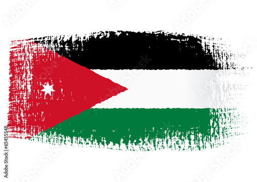 brushstroke flag Jordan