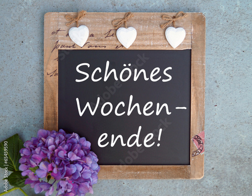 Schönes Wochenende!