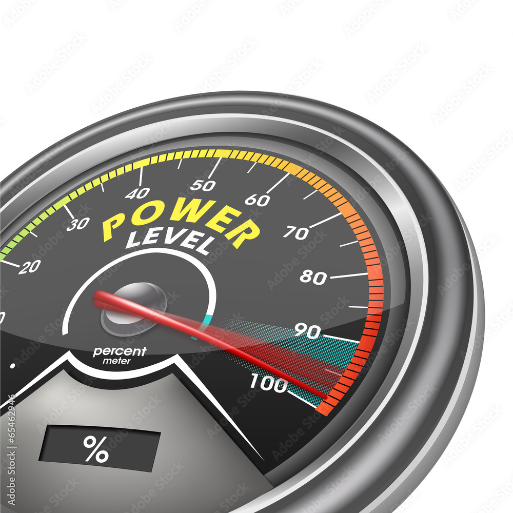 power level conceptual indicator meter power level conceptual indicator meter