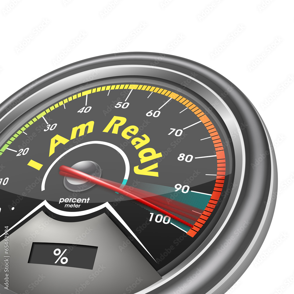 i am ready hundred percent conceptual meter i am ready hundred percent conceptual meter