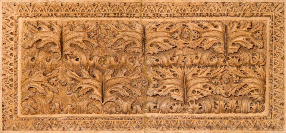 Venice -  Exterior relief on portal from st. Mark basilica