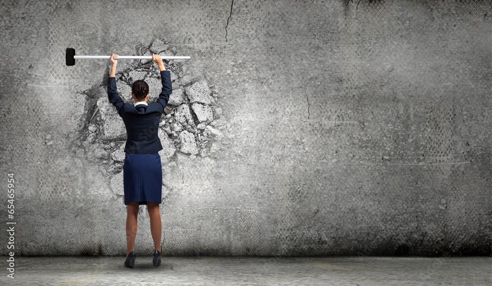 Fototapeta premium Overcoming challenges