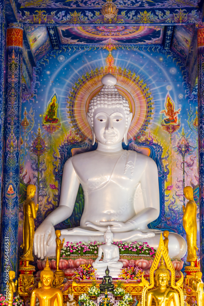 white Buddha image