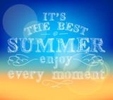 Enjoy summer poster