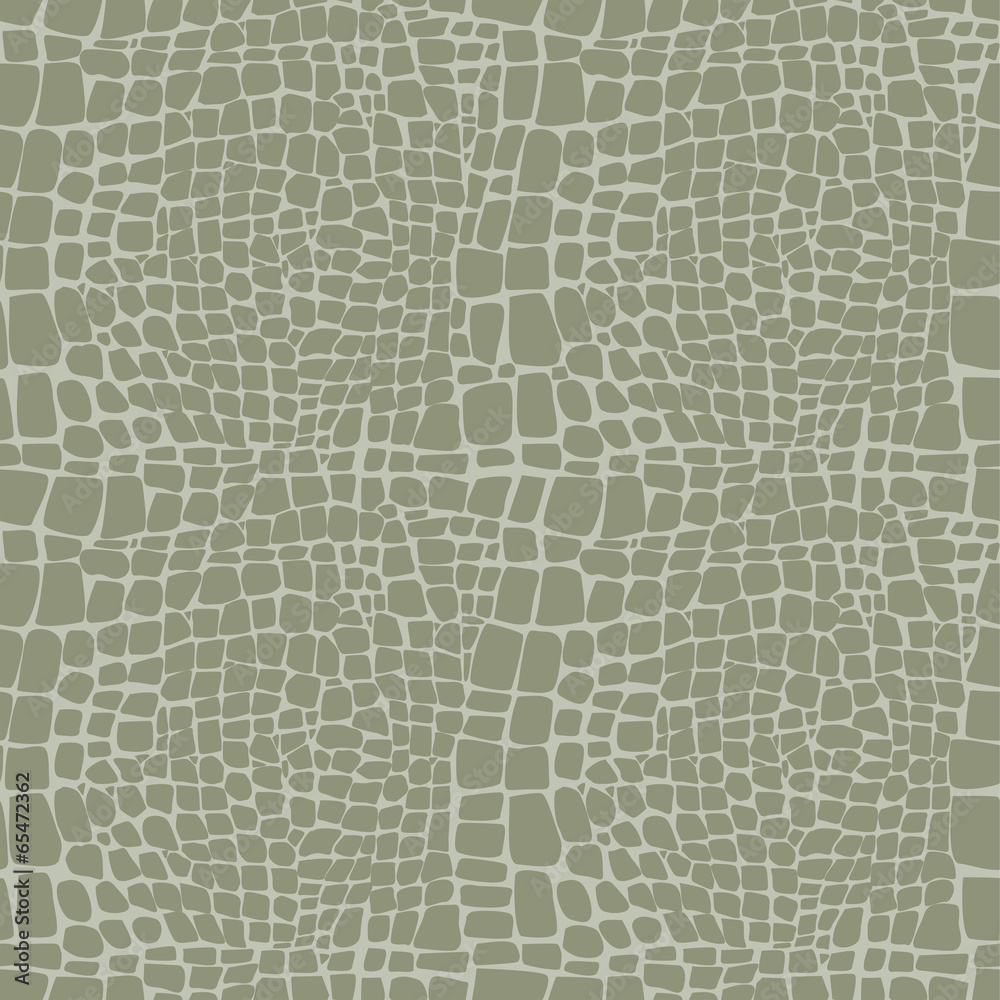 Fototapeta premium Reptile skin seamless vector pattern