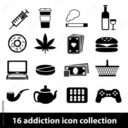 addiction icons