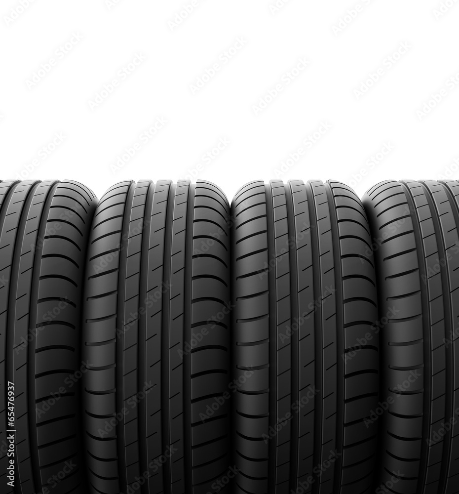 Fototapeta premium vehicle tire