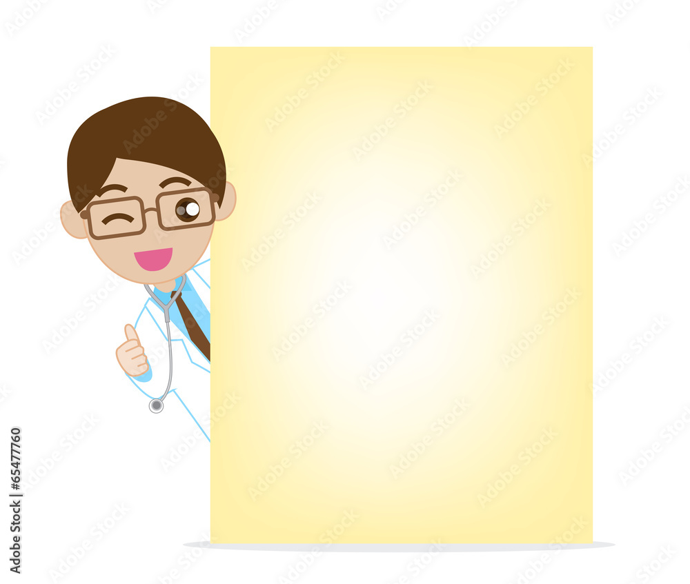 Doctor Showing NotePaper 0002