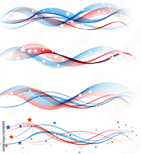 American Independence Day  Patriotic background